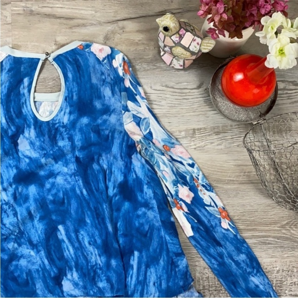 Anthropologie Meadow Rue "Linen
Fields" Swing Top - Picture 10 of 12